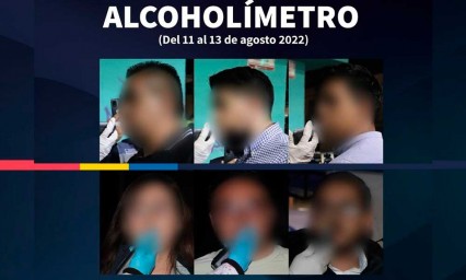 Remiten a 28 este fin de semana en San Pedro Cholula por conducir en estado de ebriedad