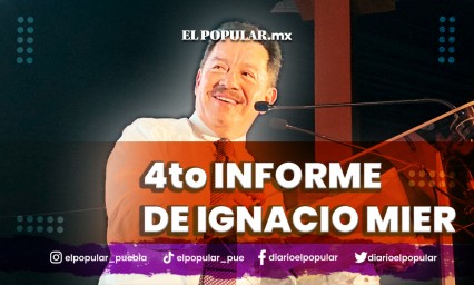 Ignacio Mier presenta su cuarto informe legislativo en Cholula