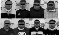 SSC de Puebla detiene a ocho por robo de tractocamiones