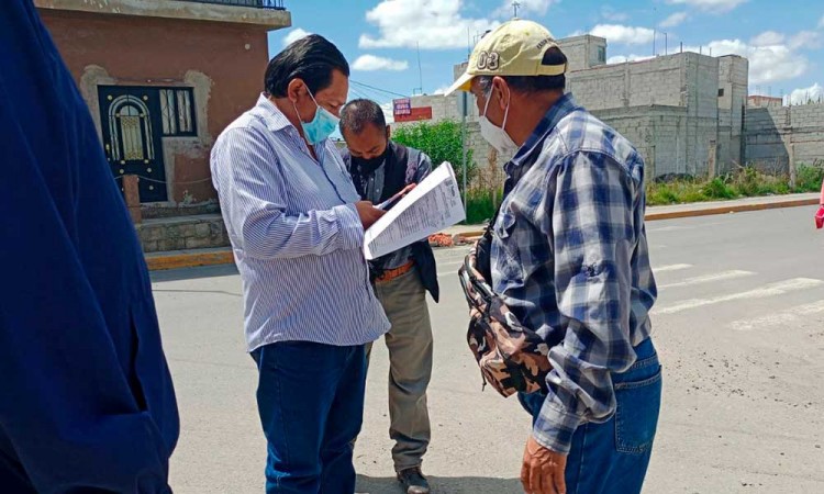 Atiende Aguas de Puebla a colonias antorchistas de la capital
