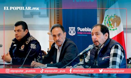 Listos los Operativos de seguridad para las fiestas patrias en Puebla capital