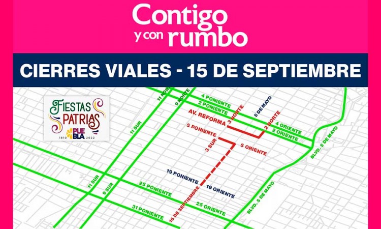 Alista Ayuntamiento de Puebla operativo de seguridad por fiestas patrias