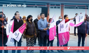 Rahabilita Ayuntamiento de Puebla el bulevar Monterrey en la colonia Bosques de San Sebastián