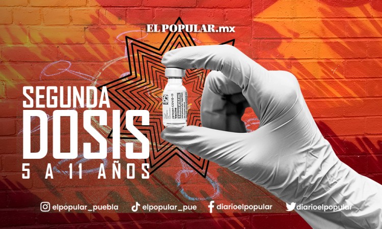 Segunda dosis vacuna anticovid Puebla