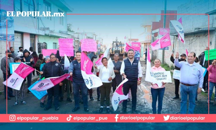 Llega programa "Construyendo Contigo" a la colonia Miguel Hidalgo de la ciudad de Puebla