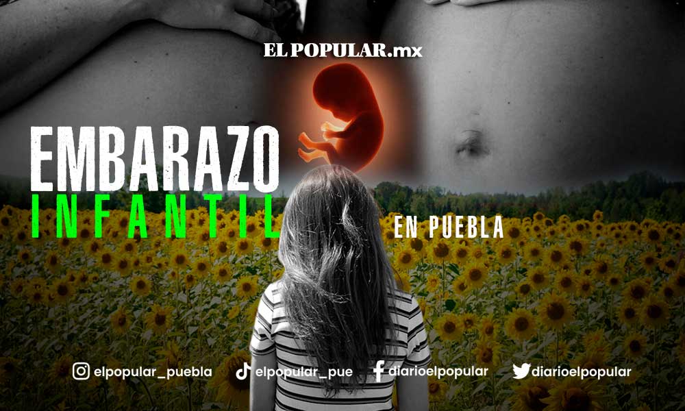 Se registraron ocho mil embarazos infantiles en Puebla en 2021