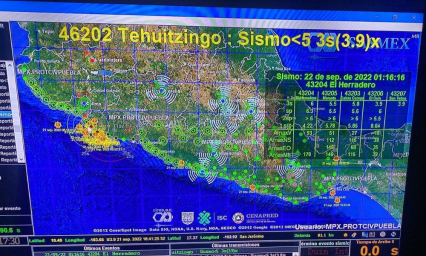 Se registra nuevo sismo, Puebla reporta saldo blanco