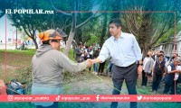 Alcalde de Puebla supervisa avances del proyecto de rehabilitación del Paseo Bravo