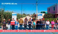 Inaugura alcaldesa Paola Angon adoquinamiento en San Cosme Texintla