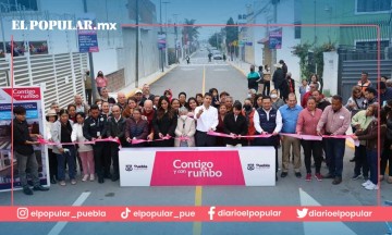 Granjas Puebla con vialidades remodeladas