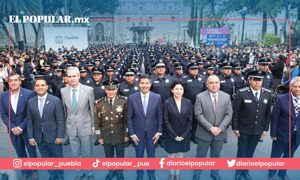 108 policías nuevos para Puebla