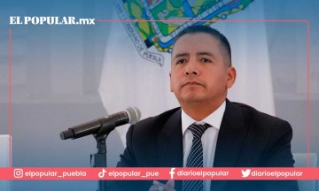 Edmundo Tlatehui Percino durante su primer informe de gobierno