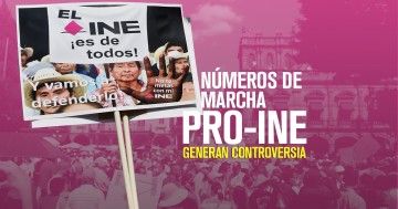 Total de asistentes a marcha en favor del INE genera controversia