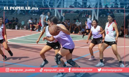 Antorcha realiza XIV concurso estatal de basquetbol en Puebla