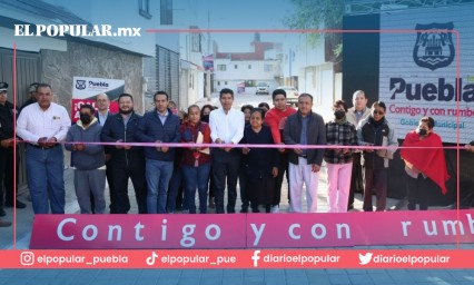 Ayuntamiento de Puebla entrega tres calles con Construyendo Contigo