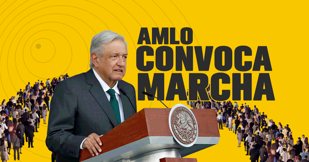 Organiza AMLO marcha en CDMX para celebrar su cuarto año de gobierno