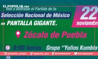 Es momento de apoyar a la selección mexicana: Ayuntamiento de Puebla