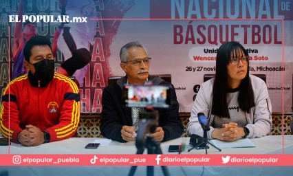 Anuncian XIV Torneo Nacional de Basquetbol del Movimiento Antorchista
