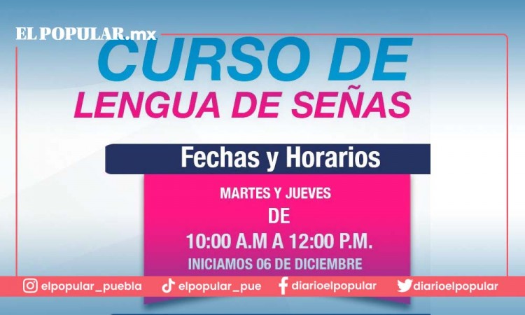 Ayuntamiento de Puebla impartirá curso de Lengua de Señas