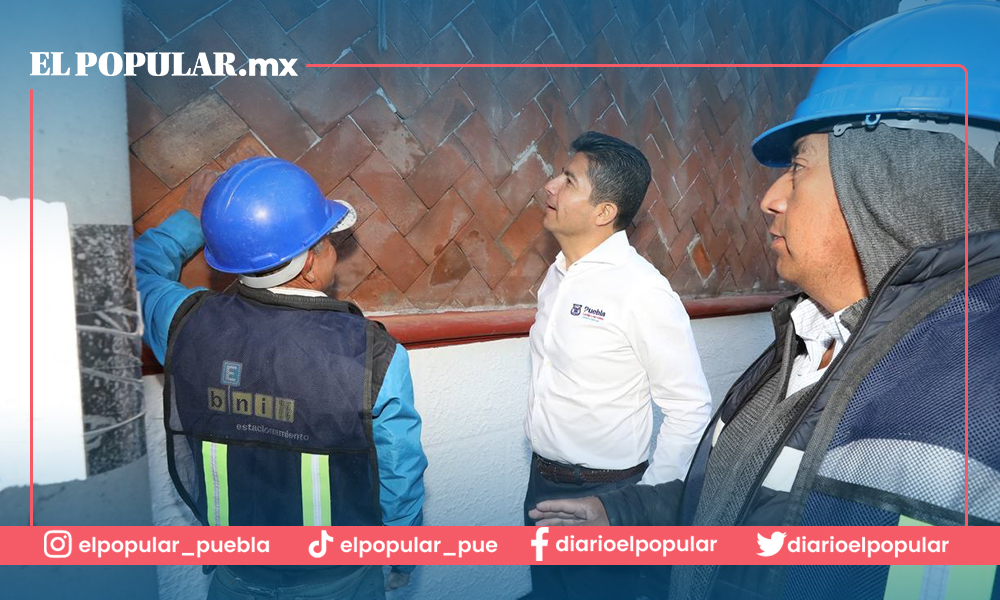 Continúa en Puebla la renovación de la imagen urbana de los barrios históricos