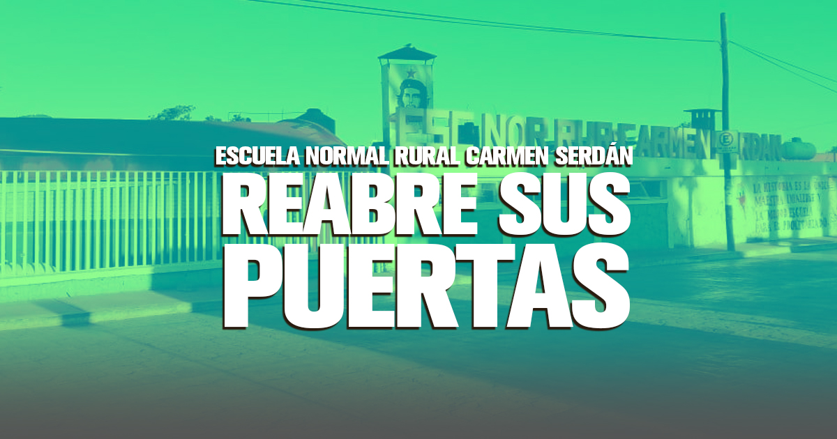 Escuela Normal Rural "Carmen Serdán" de Teteles abre sus puertas 