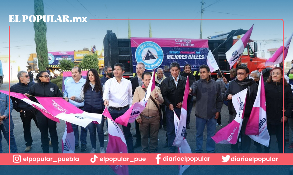 Ayuntamiento de Puebla inició la rehabilitación de la 14 y 16 Oriente