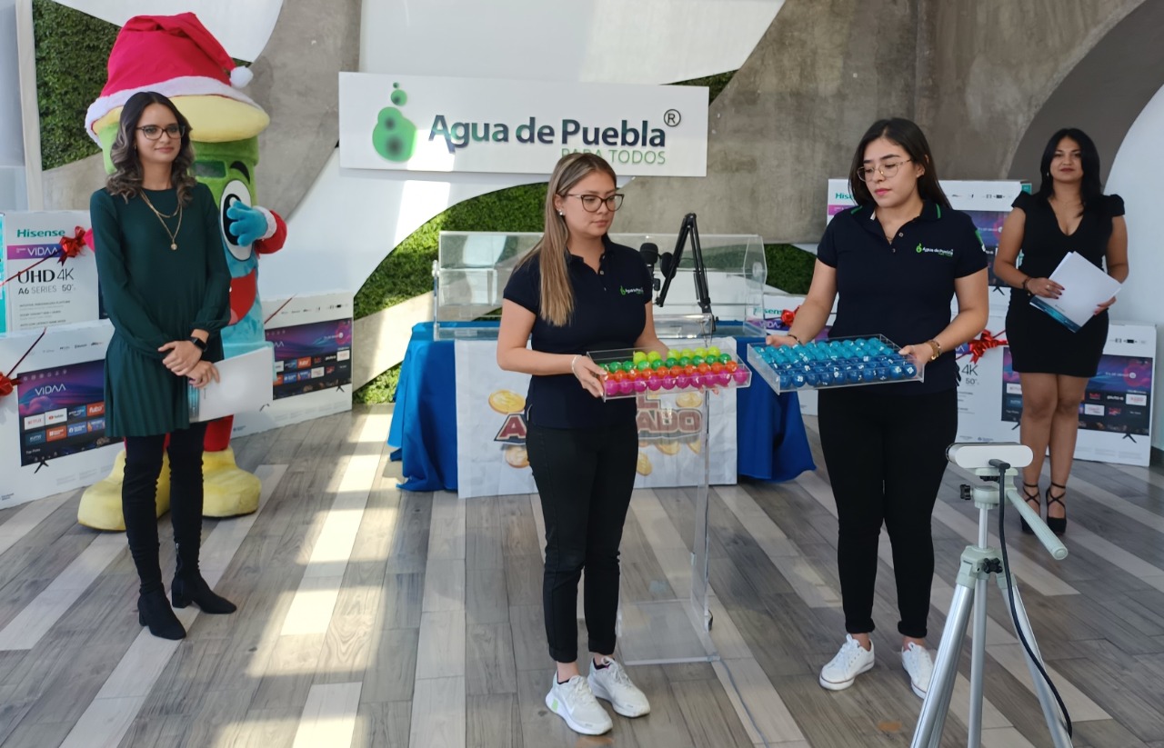 Agua de Puebla realizó el segundo Sorteo de Pago Anual Anticipado 2023