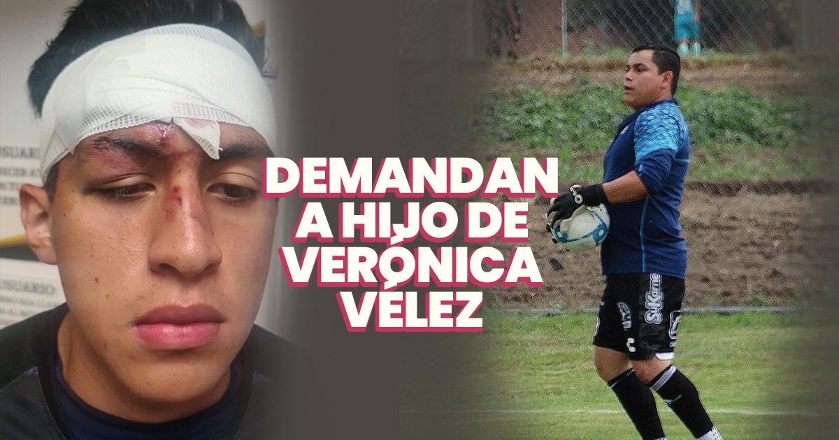 Exigen renuncia de Verónica Vélez tras agresión por parte de su hijo