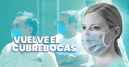 Anuncian regreso del cubrebocas en Puebla