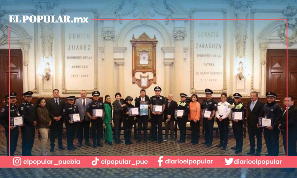 Policías de Puebla son reconocidos y premiados: CERTIPOL
