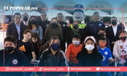 En San Pedro Cholula los niños y niñas están aprendiendo reglas viales