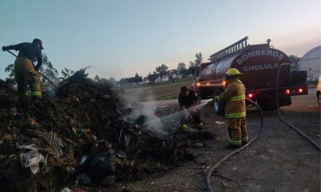 Protección Civil de Cholula, lista para combatir incendios forestales