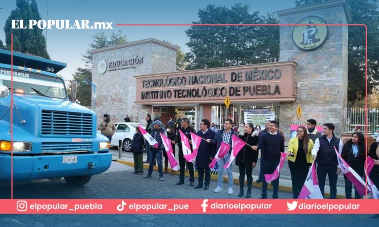 El Ayuntamiento de Puebla remodelará la calle afuera del Instituto Tecnológico de Puebla (ITP)
