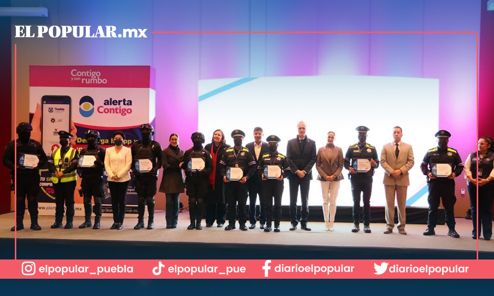 Policías de Puebla a sólo un clic con la nueva App ‘Alerta Contigo’