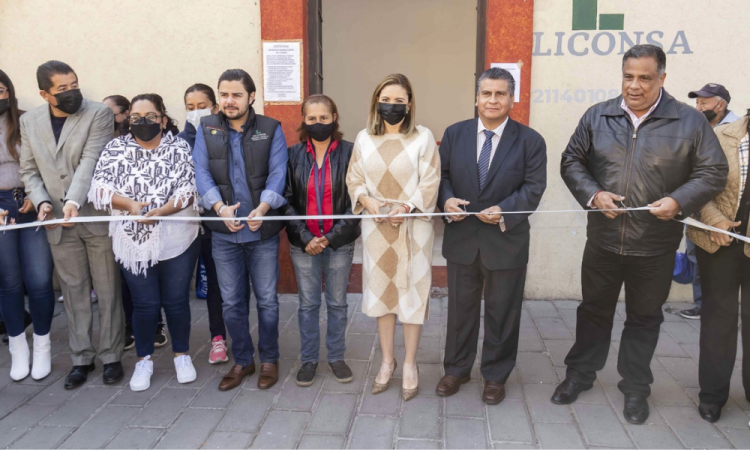 Inauguran nueva tienda de leche Liconsa en la cabecera municipal de San Pedro Cholula
