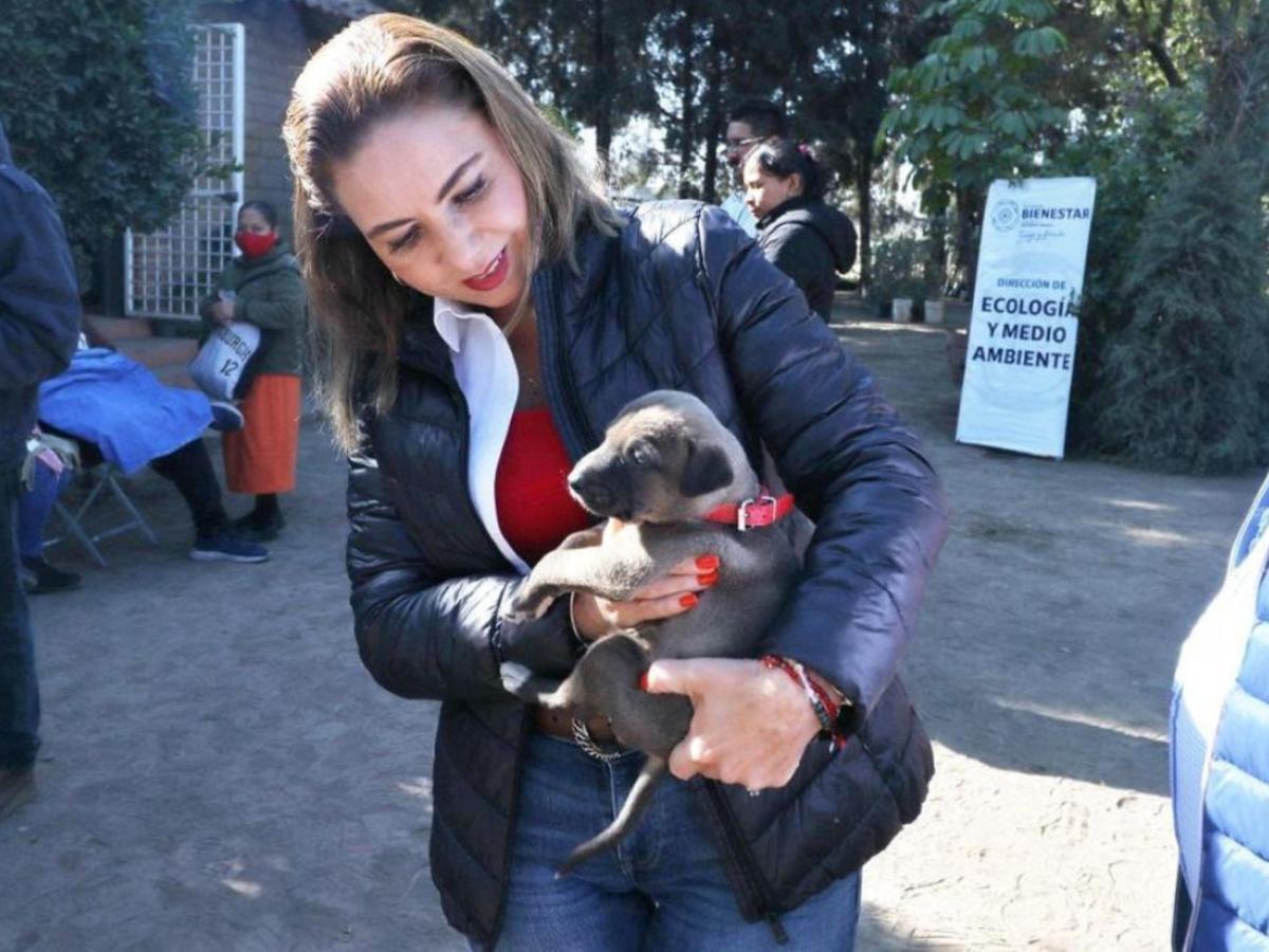 Paola Angón promueve acciones a favor de las mascotas en Cholula