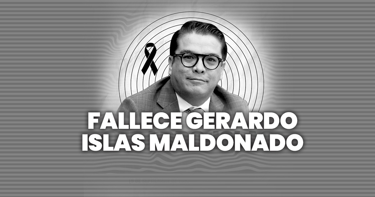 Muere Gerardo Islas Maldonado a los 39 años de edad
