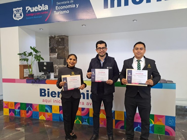 Ayuntamiento de Puebla imparte capacitación para mejorar el servicio hotelero