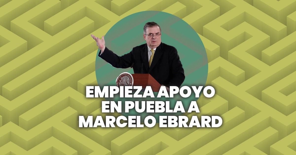Arranca apoyo de figuras políticas poblanas a Marcelo Ebrard