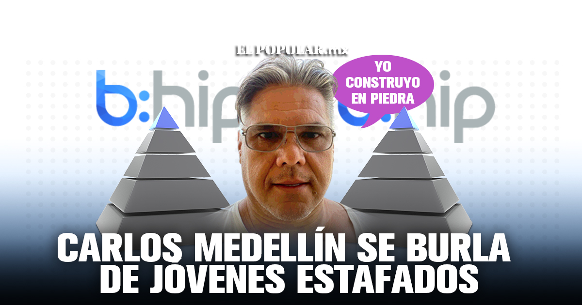 Carlos Medellín se burla de estafados y dice que críticas hace más fuerte a BHIP
