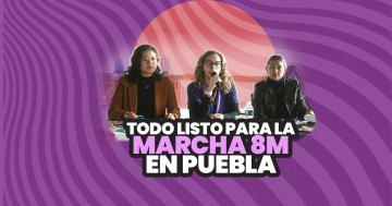 Feministas alistan marcha 8M en Puebla