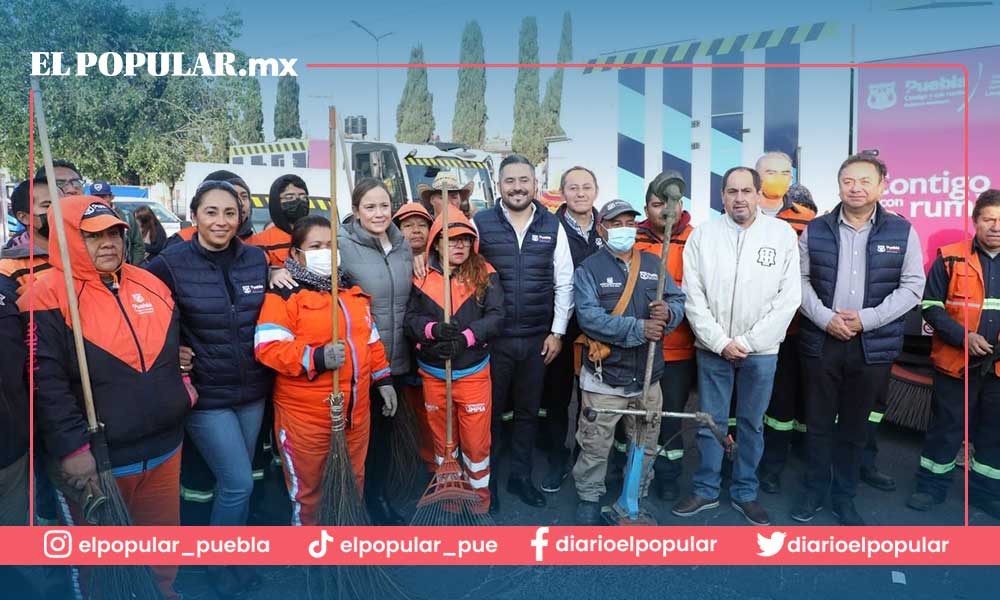 20 mil kilómetros de calles limpias para Puebla