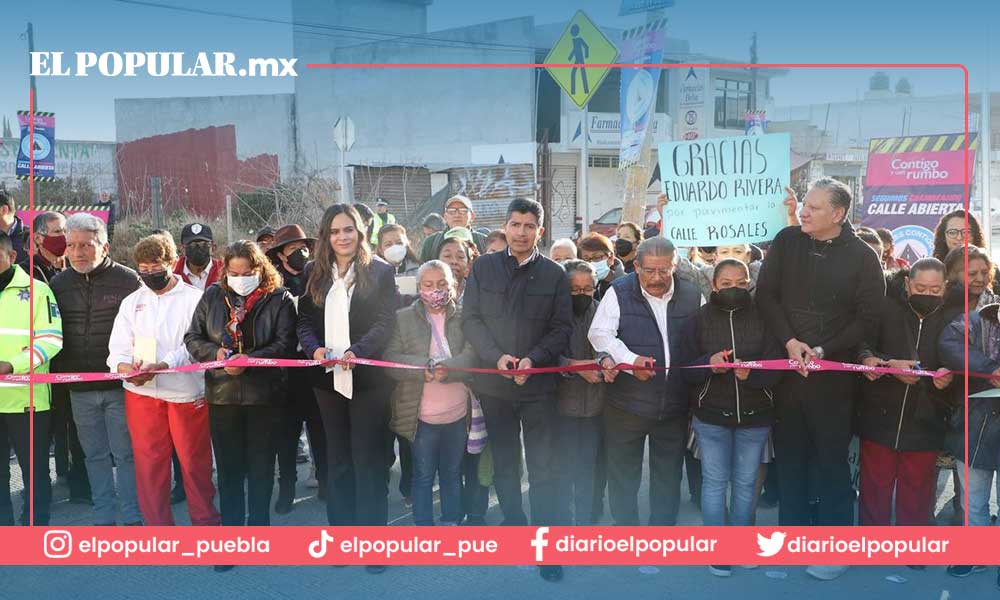 Vialidades nuevas y limpias para Puebla, ahora en Colonia San Ramón