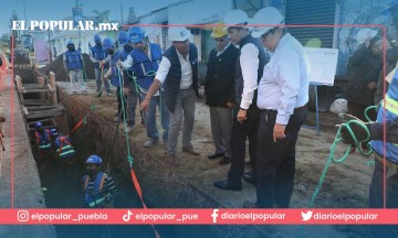 Obras de drenaje en Xochimehuacan y Aparicio