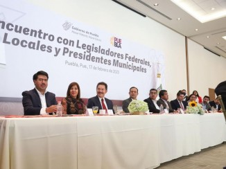 Con presencia de Mario Delgado, Ignacio Mier y Sergio Salomón unen a Legisladores federales y locales de Puebla