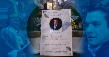 Realizan misa en honor a Gerardo Islas Maldonado en Catedral