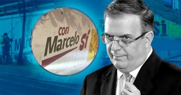 Continúa apoyo a Marcelo Ebrard en Puebla