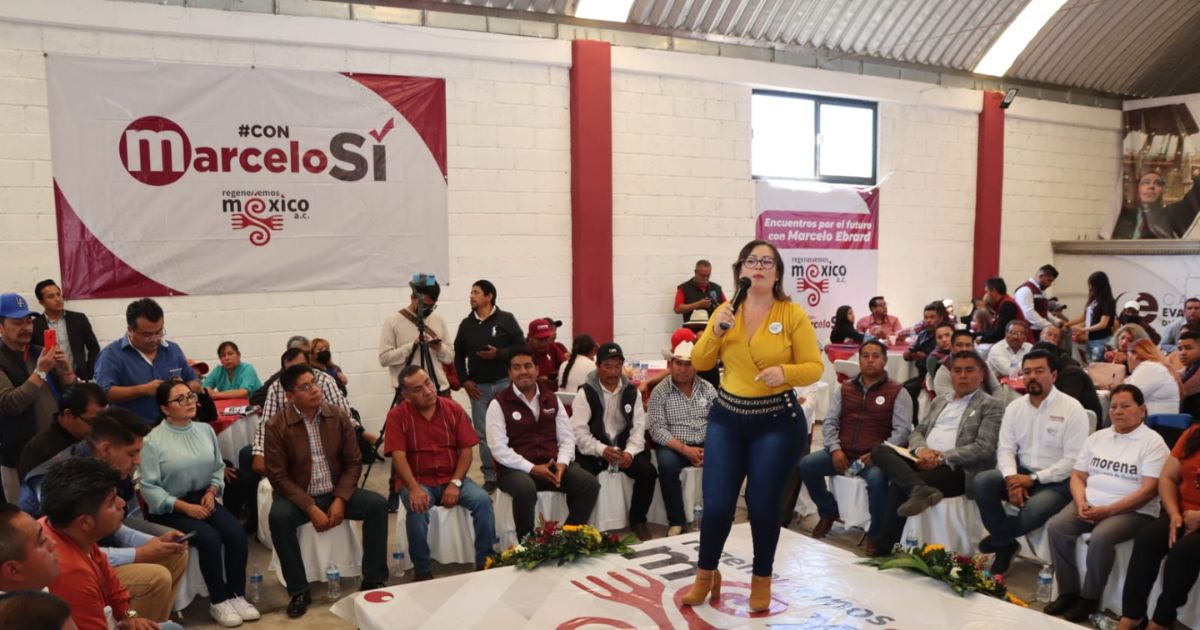 Julieta Vences se reúne con morenistas en Felipe Ángeles