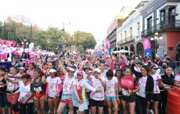 Carrera 'contigo mujer' tiene gran éxito