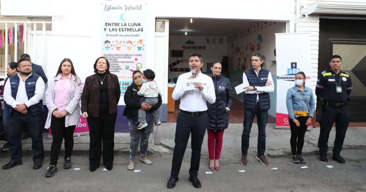 Eduardo Rivera apoya a Estancias Infantiles de Puebla